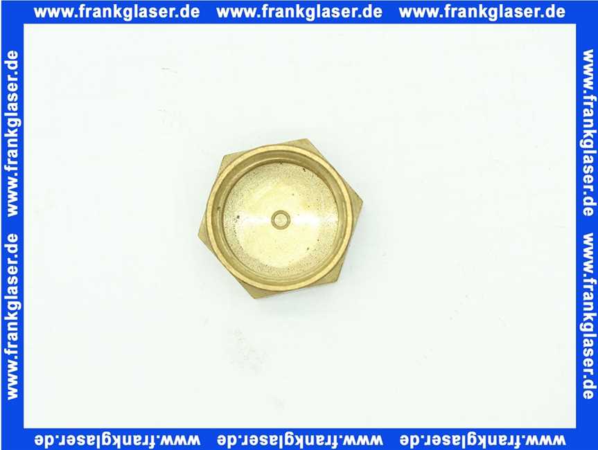 Kappe Rotguss 1/2 Zoll