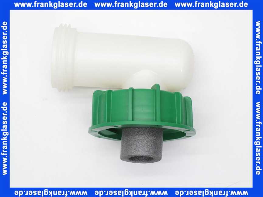 1110000606 Roth Winkel-Füllrohr Füllstar/komplett Düse d:6mm/grün/Doppelw.-T.620+1000L