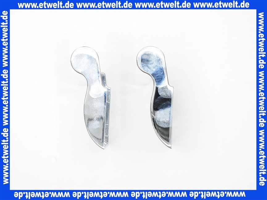 1125005801 Roth Abdeckung Links Wave verchromt 2 Stück