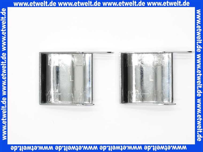 1125005801 Roth Abdeckung Links Wave verchromt 2 Stück