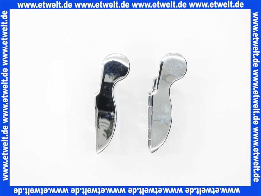 1125005802 Roth Abdeckung Rechts Wave verchromt 2 Stück