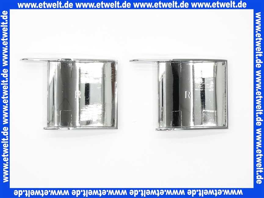 1125005802 Roth Abdeckung Rechts Wave verchromt 2 Stück