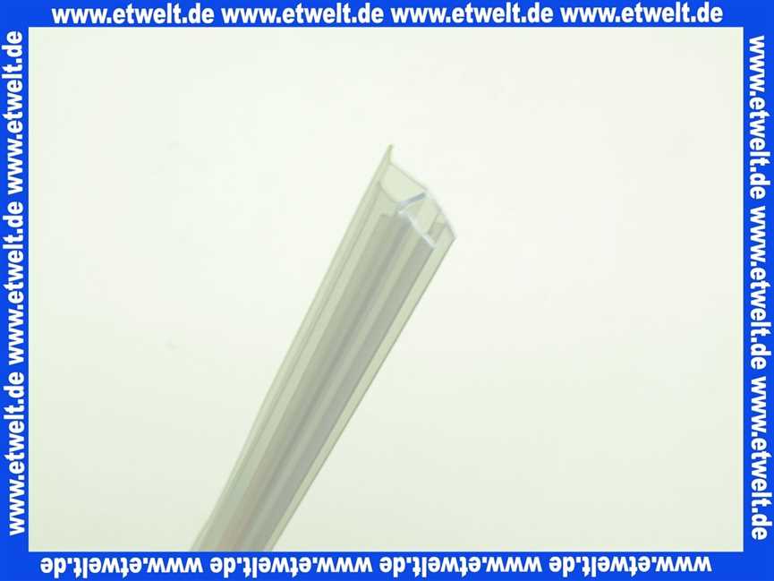 1150000942 Roth Ersatzteil Glasduschen Laguna Wannendichtung L:1300mm transp.Fünfeck