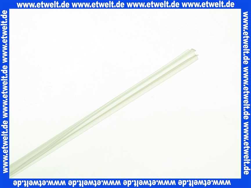 1150000942 Roth Ersatzteil Glasduschen Laguna Wannendichtung L:1300mm transp.Fünfeck