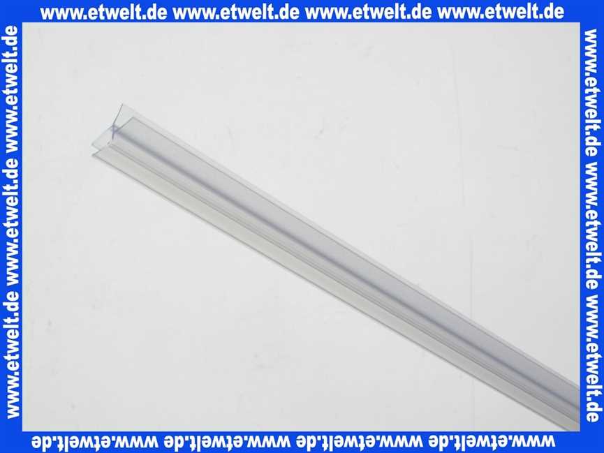 1150003630 Roth Ersatzteil Glasduschen Laguna2 Wannendichtung L:2010mm transp.gerade