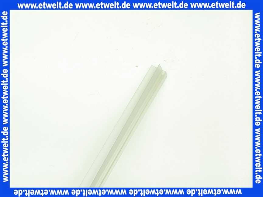 1150003632 Roth Ersatzteil Glasduschen Laguna2 Wannendichtung Länge 1300mm transparent Fünfeck