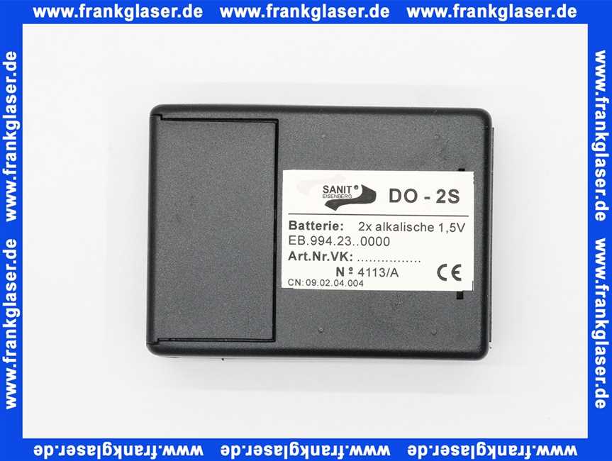 0110300 SANIT Wartungs- und Service Fernbedienung DO-2S
