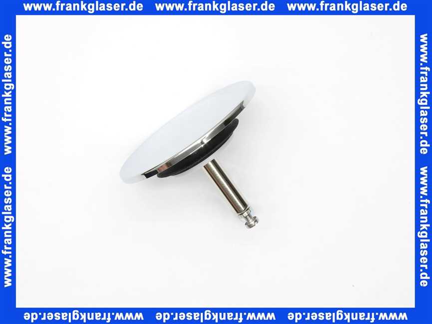 01115810000 Sanit Ventilkegel Stopfen für Wannen Ab-u. Überlaufgarnitur 830/831/835/836 chrom