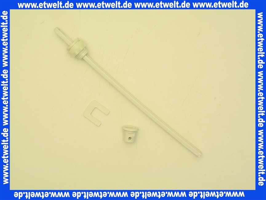 0122400 SANIT Betätigungseinrichtung für Spülkasten 930/4,alpin-weiß