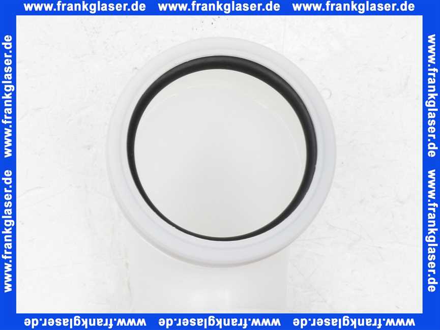 0123600 SANIT Spülbogen mit Rundring BH 820mm