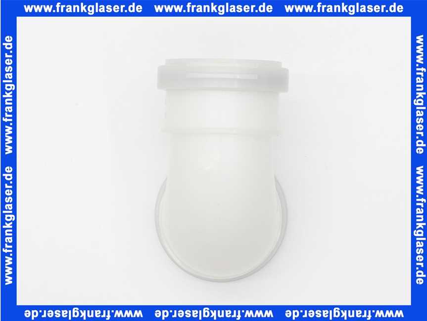 0123600 SANIT Spülbogen mit Rundring BH 820mm
