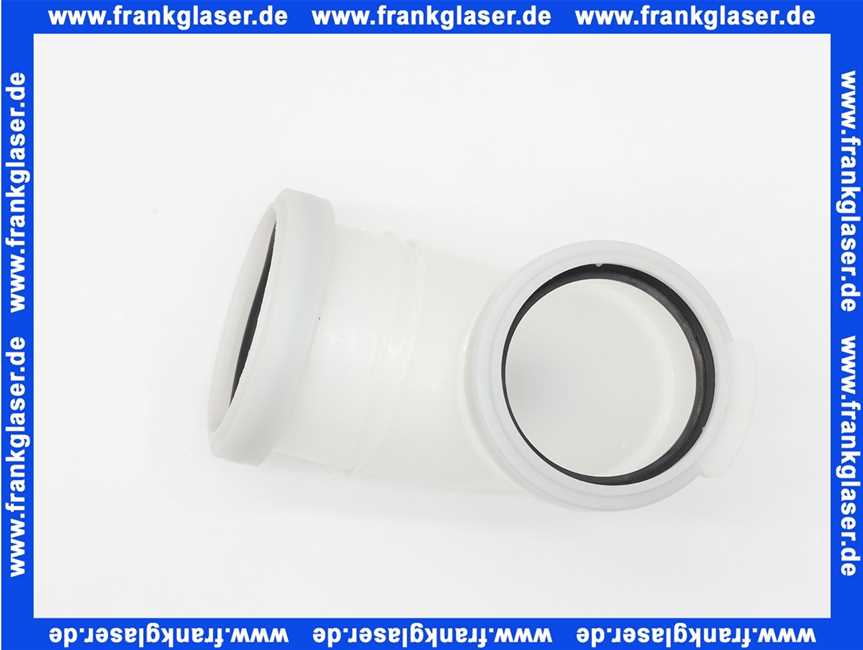 0123600 SANIT Spülbogen mit Rundring BH 820mm