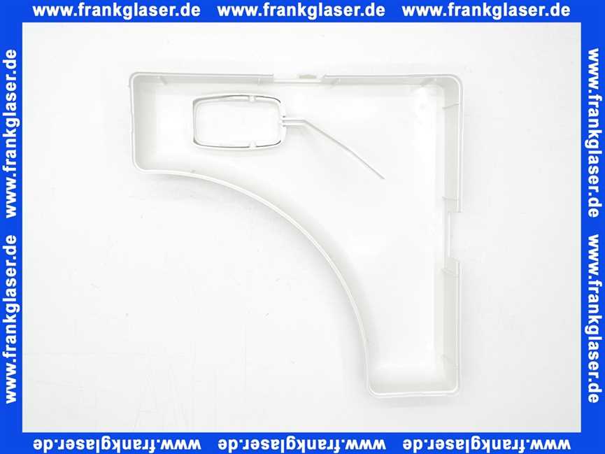 Sanit Deckel mit Taste Eckspülkasten 927 weiß 01309010000