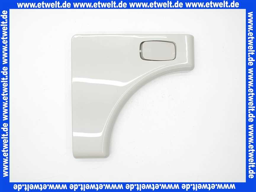 0130966 SANIT Deckel für Eckspülkasten 927, manhattan