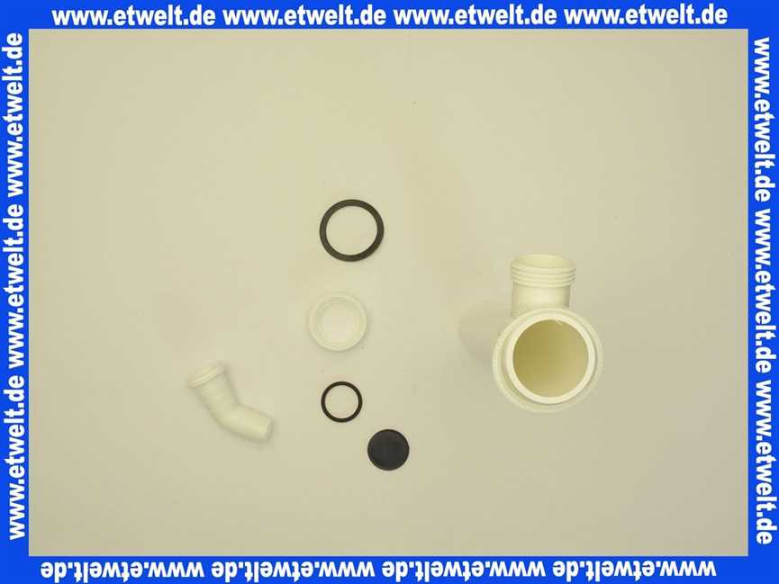 Sanit Anschlussrohr G1 1/2x250x40 mit Geräteanschluss 01405000000