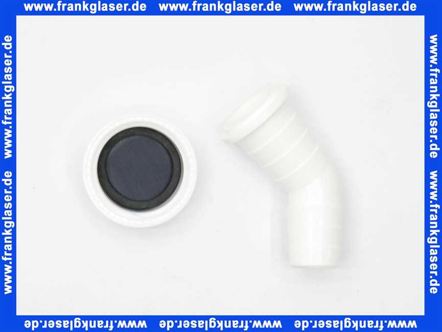 0143500 SANIT Geräteanschlusstülle 135 Gr x G 1 mit Dichtring und Überwurfmutter