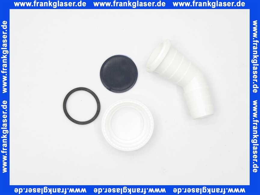 0143500 SANIT Geräteanschlusstülle 135 Gr x G 1 mit Dichtring und Überwurfmutter