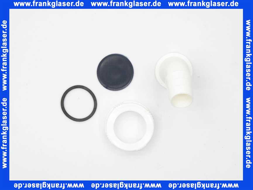 0143500 SANIT Geräteanschlusstülle 135 Gr x G 1 mit Dichtring und Überwurfmutter