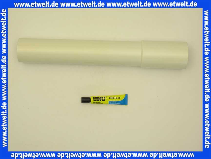 Sanit Verlängerungsrohr d:44 300mm weiß 01465010000