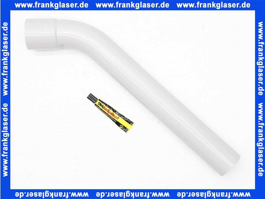 0147666 SANIT Spülbogen 45Gr, mit Kleber, d:44, manhattan