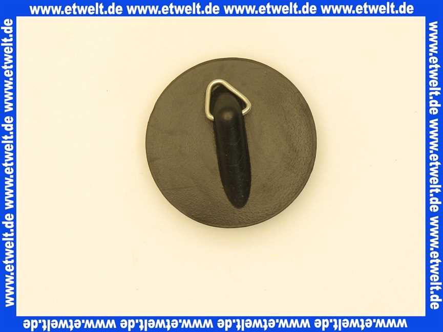 0149200 SANIT Magnetstopfen mit Dreiecköse d: 45,5 mm