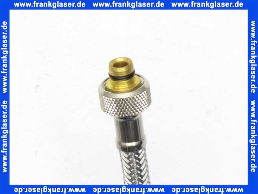 0186700 SANIT Flexibler Anschlussschlauch 300 mm, mit Dichtungen G 3/8