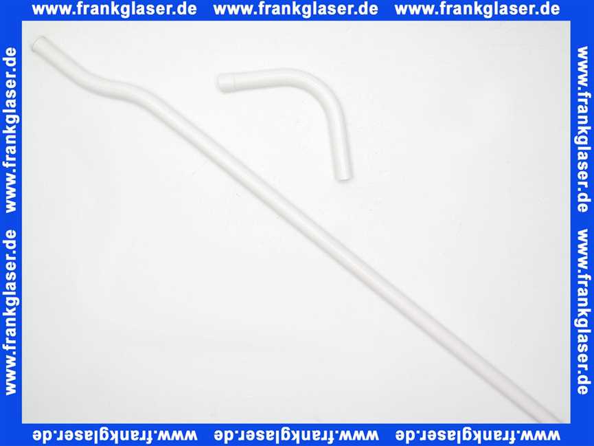 Sanit Spülrohr mit Bogen Spülkasten junior jet weiß 01A02010099