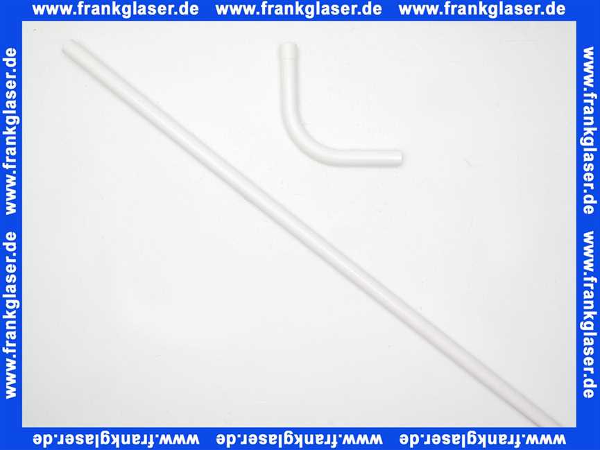 Sanit Spülrohr mit Bogen Spülkasten junior jet weiß 01A02010099