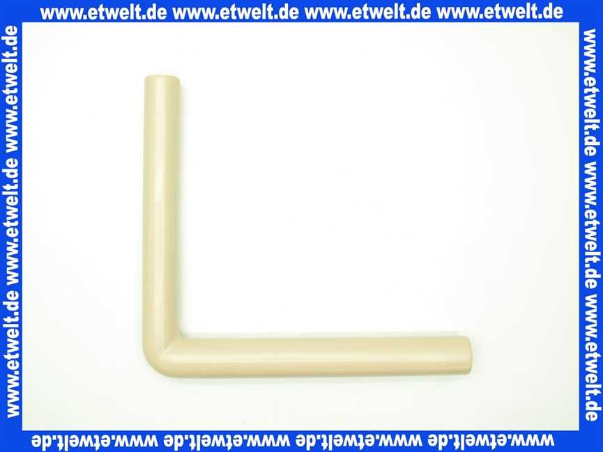 0217304 SANIT Spülbogen (h) 390 x (l) 350mm, d:50 x 44, bahama