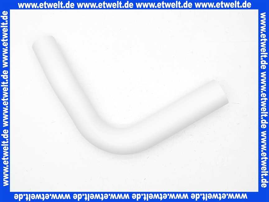 Sanit Spülbogen d:50x44 rechts versetzt 80mm weiß 02180010000