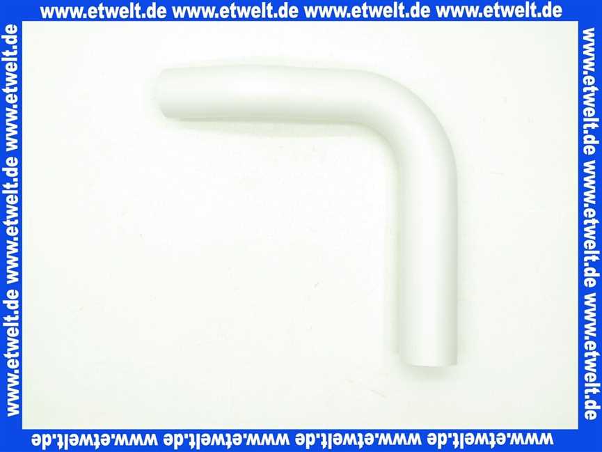 Sanit Spülbogen d:50x44 links versetzt 80mm weiß 02182010000