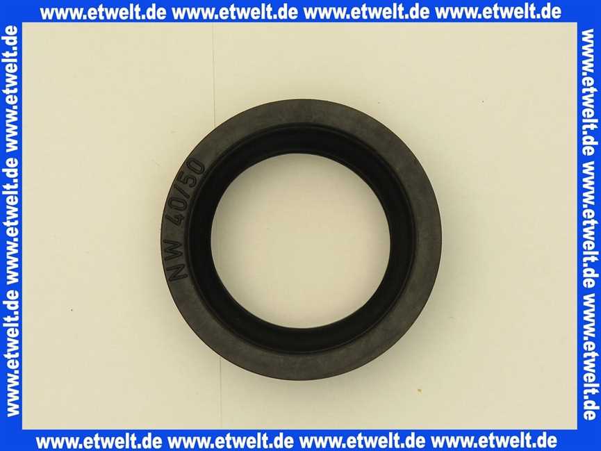 Sanit Gummimanschette NW40/50 02285000000