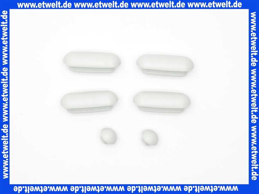 Sanit Pufferset WC-Sitz 1501/1502 grau RAL7035 03061000000