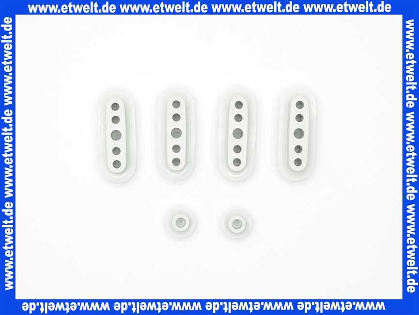 0306100 SANIT Pufferset für WC-Sitz 1501 und 1502, grau