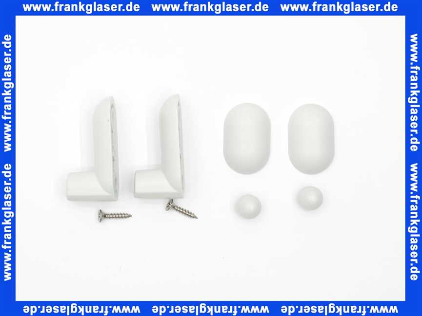 0306200 SANIT Pufferset für WC-Sitz 4002 und 4002 Sitz ohne Deckel, grau