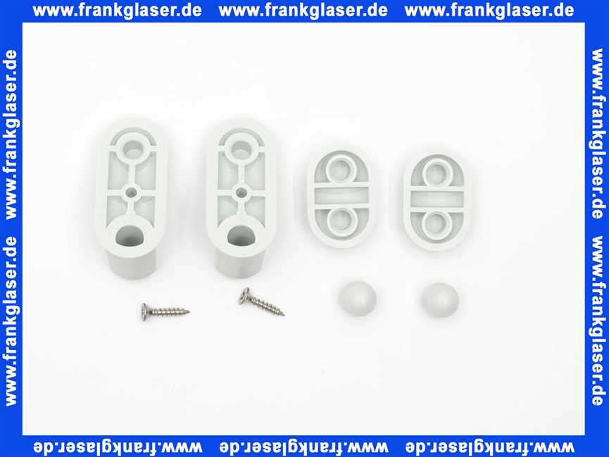 0306200 SANIT Pufferset für WC-Sitz 4002 und 4002 Sitz ohne Deckel, grau