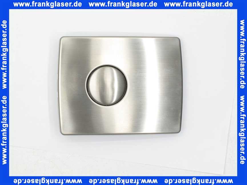 Sanit Abdeckung Urinal- Betätigungsplatte Edelstahl gebürstet 03106000000