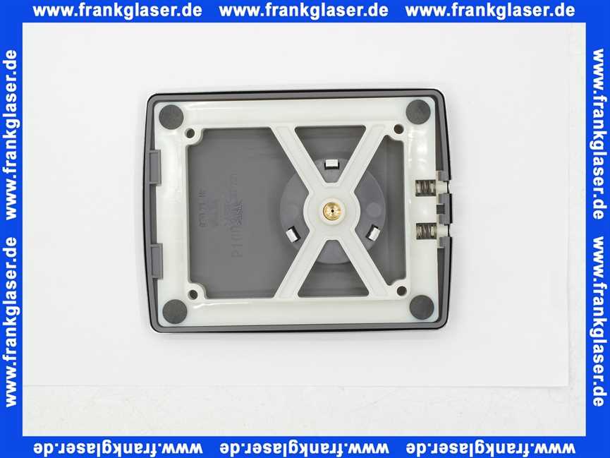 Sanit Abdeckung Urinal- Betätigungsplatte Edelstahl gebürstet 03106000000