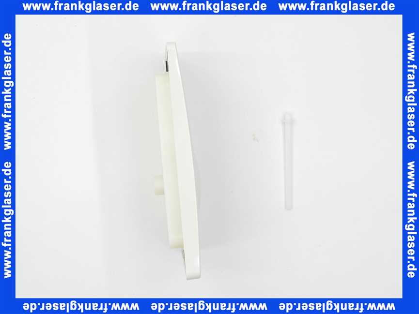 Sanit Abdeckung Urinal- Betätigungsplatte Kunststoff weiß-alpin 03106010000