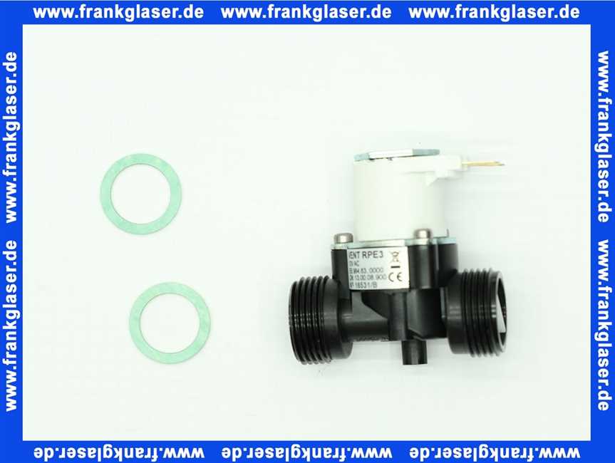 0311800 SANIT Magnetventil 12 V G 3/4 AG, BL 61 mm, inkl 2 Dichtungen