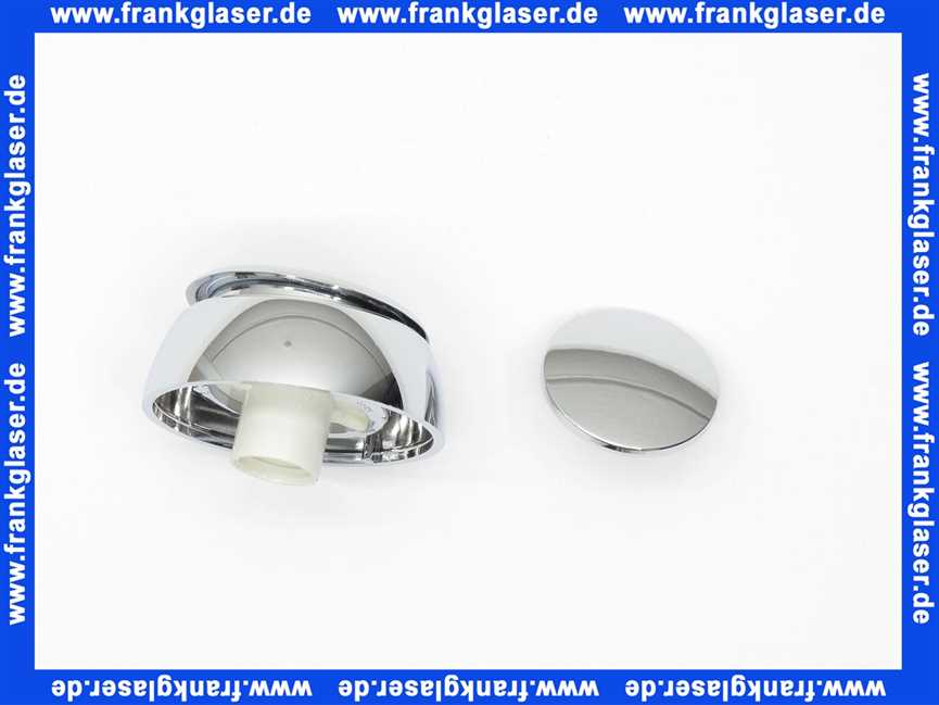 0322481 Sanit Betätigung für Druck-Druck Garnitur 943, in chrom