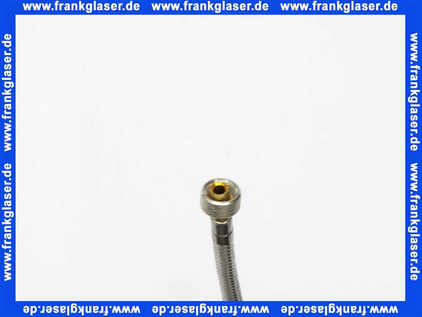 0329400 SANIT Flexibler Anschlussschlauch mit Überwurfmuttern G 3/8