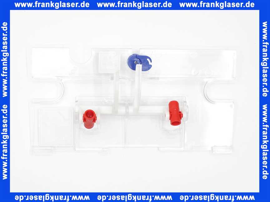 0337200 SANIT Scharnierplatte inkl 2 Hebel für SANIT UP-Spülkasten 8 cm