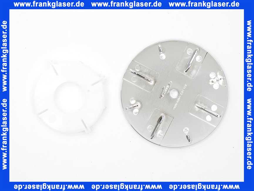 05.156.81..0000 Sanit Abdeckplatte Deckel chrom zu Dusch Ablaufventil 823/90-60