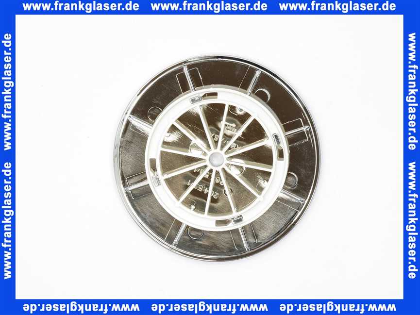 05165810000 SANIT Abdeckplatte Deckel chrom für Funktionseinheit 823/90 FW und 823/90 FS