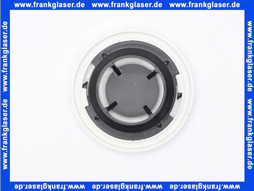 Sanit Ventilplatte für Ablaufgarnitur INEO FLUX, weiß 05370010000