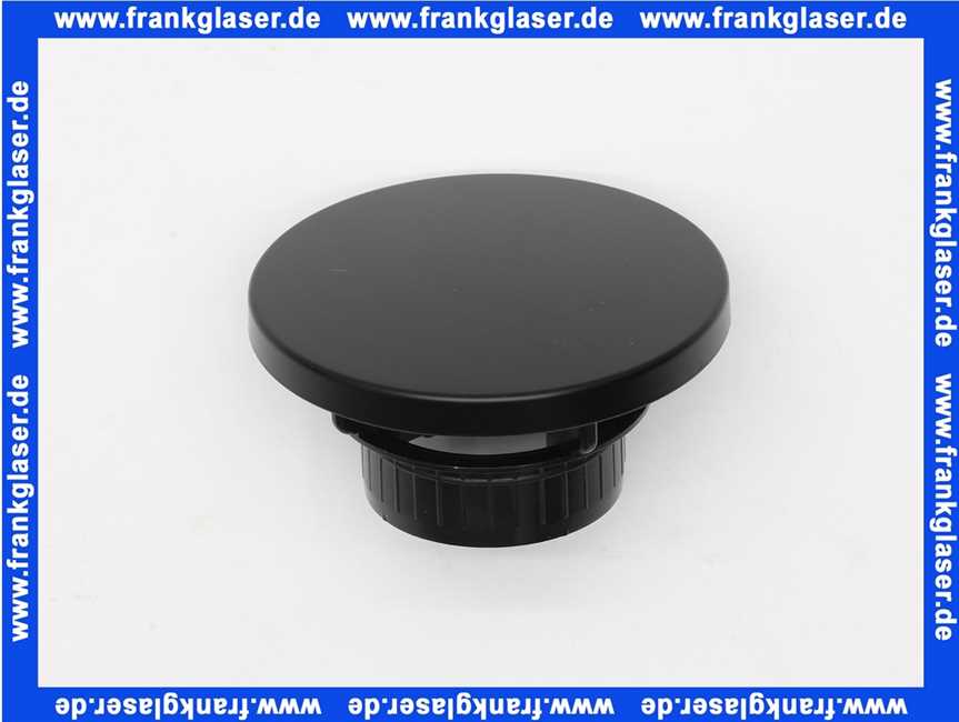 Sanit Ventilplatte für Ablaufgarnitur INEO FLUX,matt schwarz 05370560000