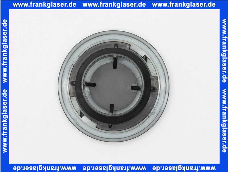 Sanit Ventilplatte für Ablaufgarnitur INEO FLUX,matt schwarz 05370560000