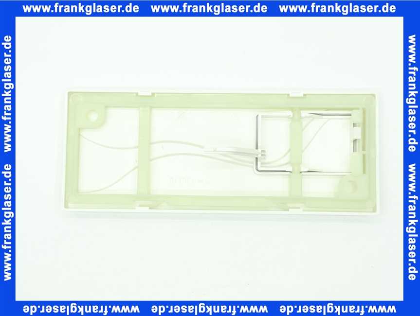 16005010000 Sanit Betaetigungsplatte weiss