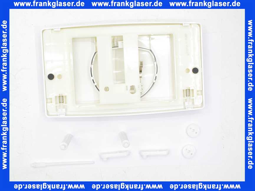 1601701 Sanit Drückerplatte komplett, weiss